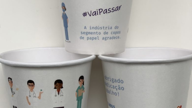 CartonDruck doa mais de 1,3 milhão de copos descartáveis de papel para hospitais de Santa Catarina