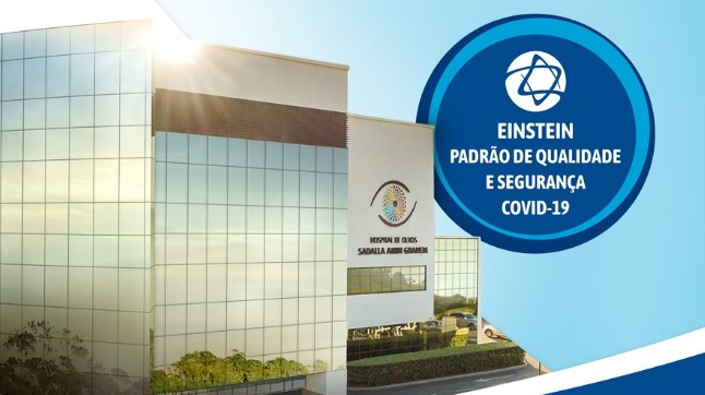 Hospital de Olhos Sadalla recebe Selo Einstein Padrão de Qualidade e Segurança COVID-19