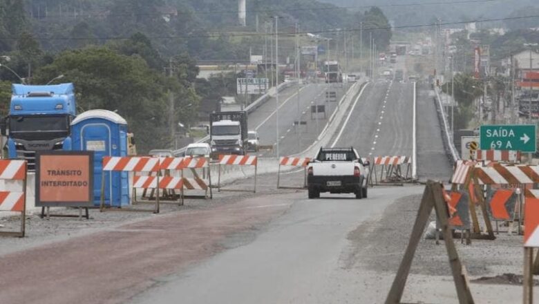 Duplicação da BR-470: viaduto de Indaial será liberado ao tráfego