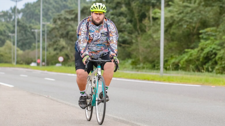 Ciclista e influenciador digital, Rafael Obelix participa de Talk Show no Norte Shopping