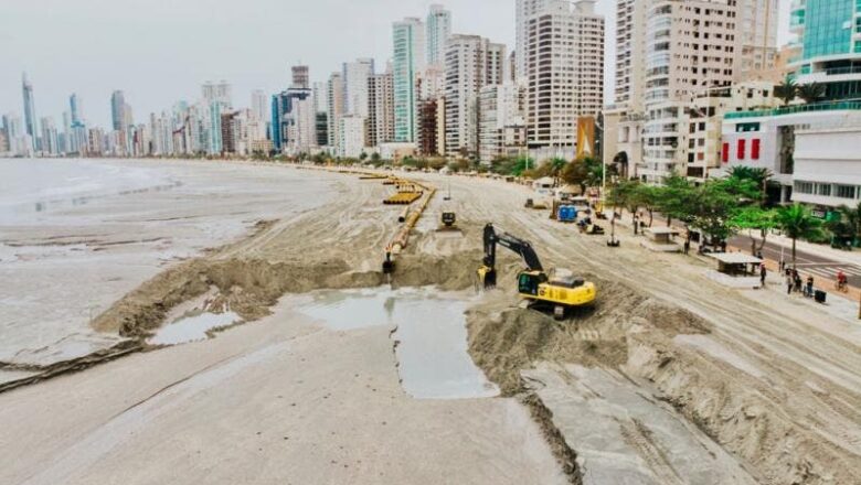 Balneário Camboriu é autuada por executar obras de alagarmento diferentes da licença, diz IMA