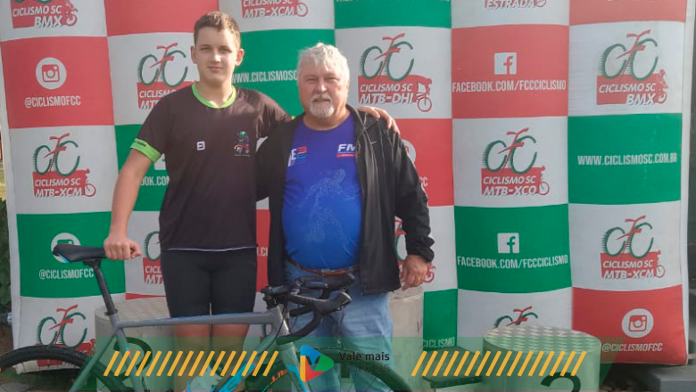 Atleta de Ciclismo da FME Indaial/Sapo Verde participou da Copa Hans Fischer
