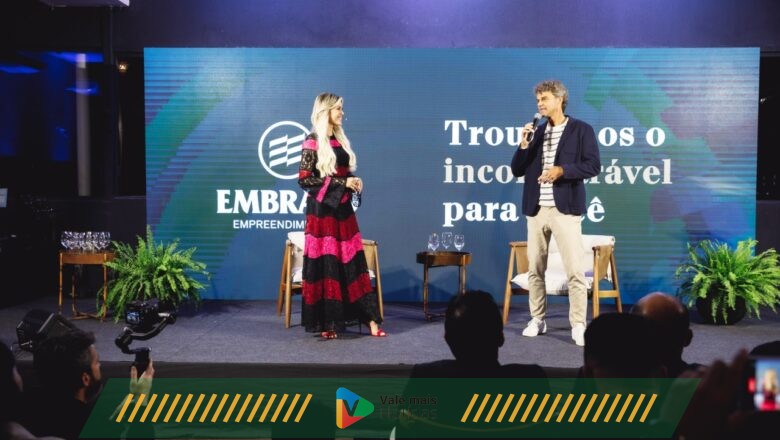 Renata Fan e Guga Kuerten apresentam talk show para mais de 500 corretores