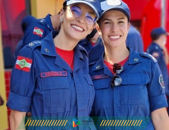 Pela primeira vez, duas mulheres são comandantes de batalhão do CBMSC
