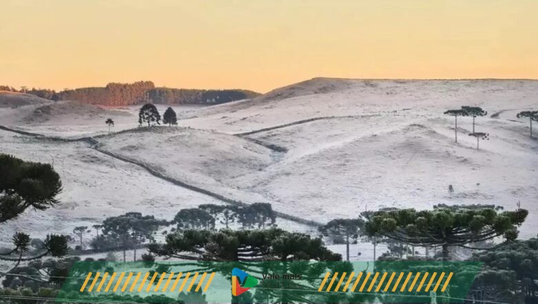 Temperaturas devem atingir -5°C em Santa Catarina neste fim de semana, diz Inmet