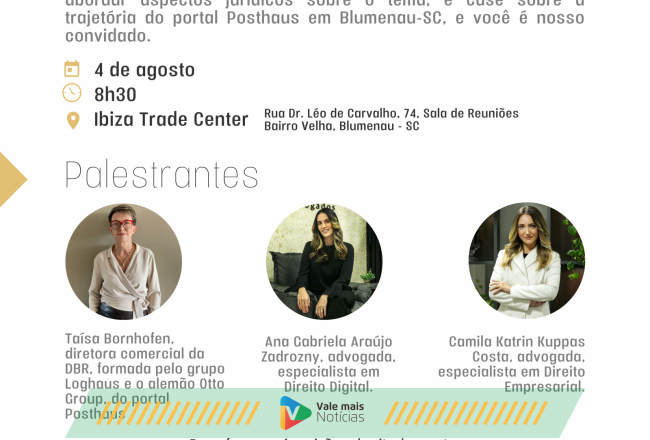 Blumenau terá “Café com e-commerce” para debater desafios e aspectos jurídicos do comércio eletrônico