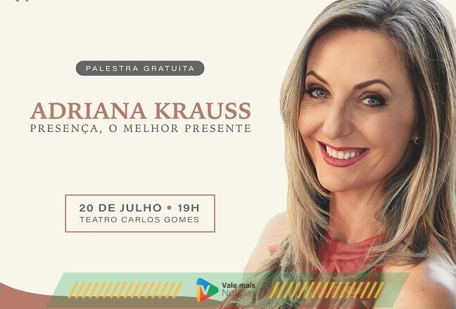 Adriana Krauss apresenta palestra sobre a conexão com o presente e as pessoas