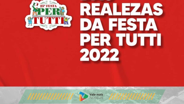 ESTÁ CHEGANDO A HORA DE COROAR AS NOVAS REALEZAS DA FESTA PER TUTTI DE ASCURRA