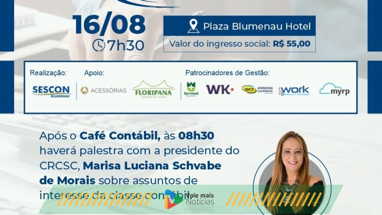 Sescon Blumenau promove o tradicional café contábil