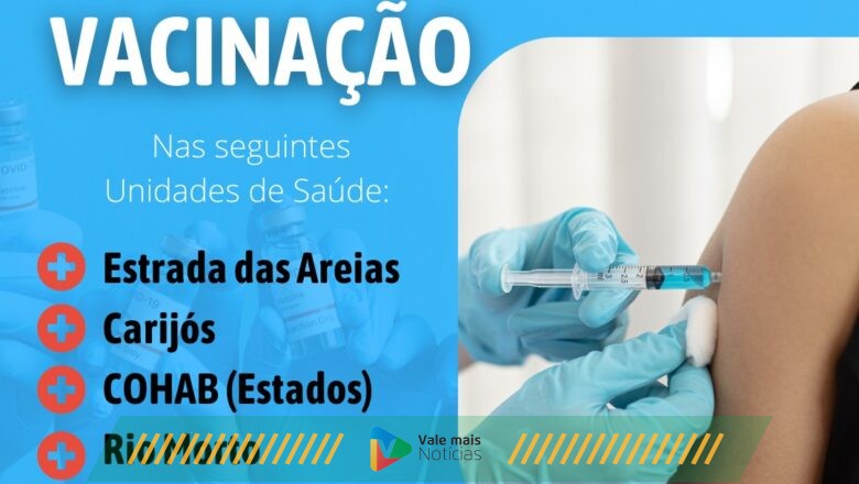 Secretaria de Saúde de Indaial realiza vacinação neste sábado, dia 30 de julho