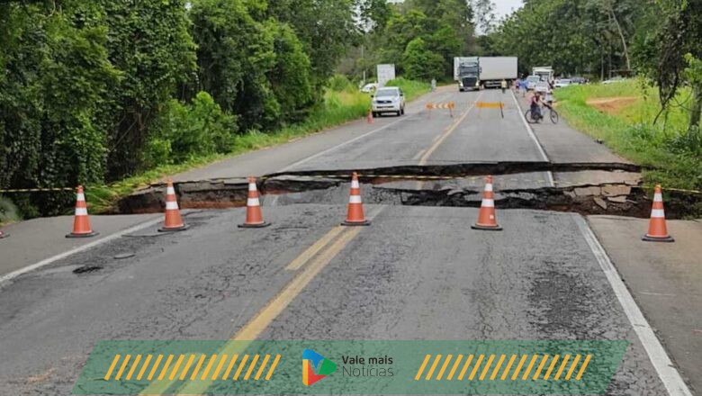 DNIT alerta para interdição total do tráfego na BR-470 em Indaial