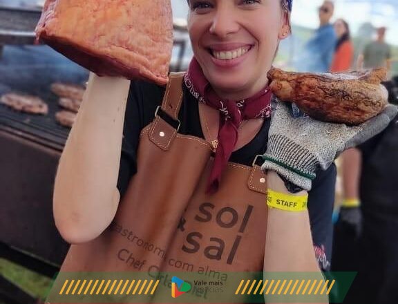 Carla Diel faz sucesso no mega evento “Isso é Churrasco On Fire”