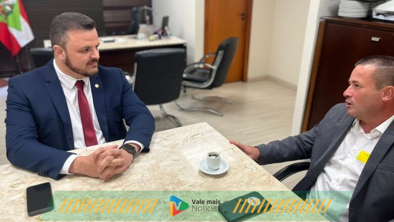 Vereador de Florianópolis visita novo Presidente Estadual de Combate às Drogas