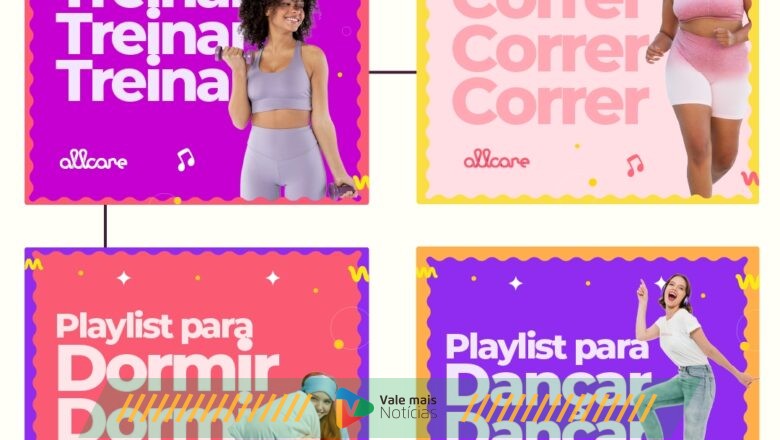 Sons para a saúde: Allcare lança canal com playlists temáticas nos principais apps de música