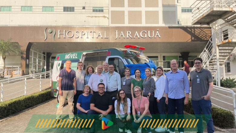 Lunelli faz doação de ambulância para auxiliar no suporte avançado do Hospital Jaraguá