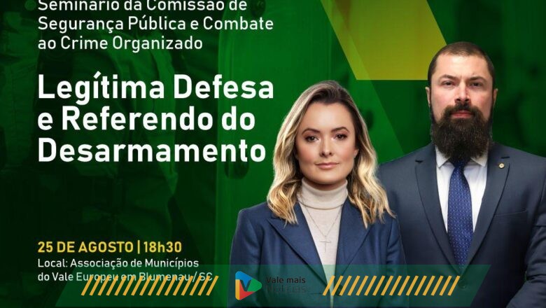Seminário, em Blumenau, discute o desarmamento e suas consequências