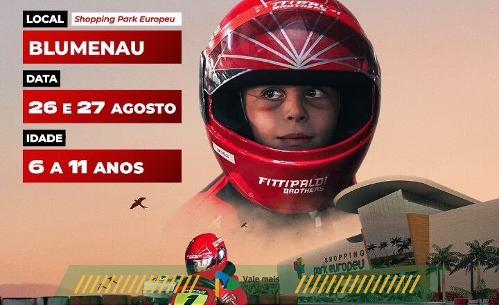 Shopping Park Europeu recebe curso de pilotagem infantil da escola Fittipaldi Brothers