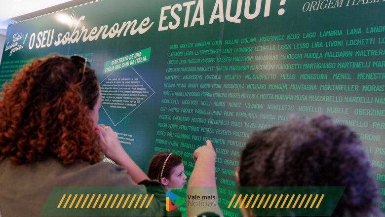 Sobrenomes de famílias de imigrantes italianos podem ser adicionados em painel que será exibido na Festitália, em Blumenau (SC)