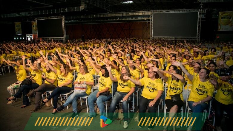 Rede Cooper reúne mais de 3.100 colaboradores em um evento na manhã desta segunda-feira (8/7) para celebrar seus 80 anos
