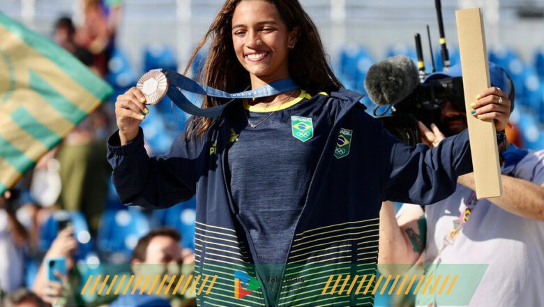 Rayssa Leal ganha a medalha de bronze e quebra mais recordes em Paris 2024