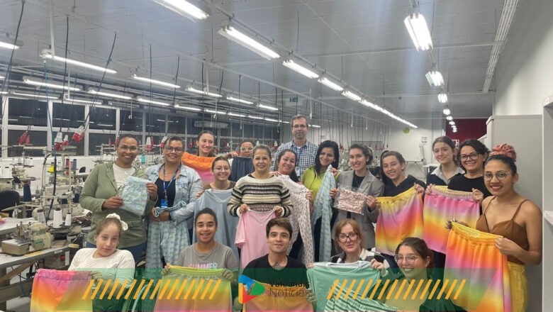 Dia dos Avós: Estudantes produzem mais de 500 pijamas para idosos de casa de repouso em Blumenau
