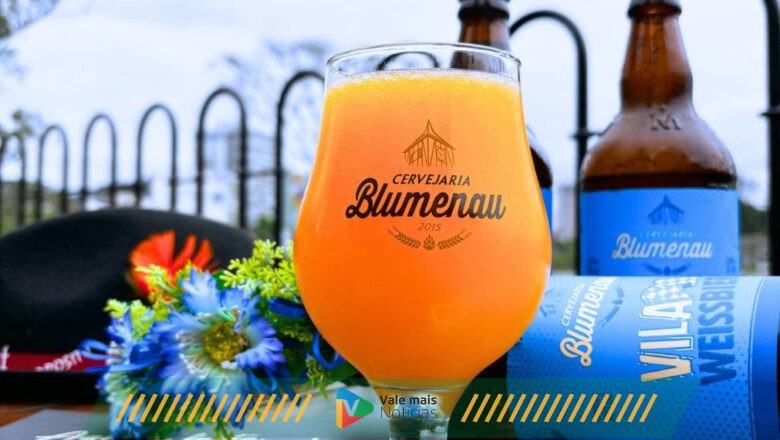 Mimosa de Blumenau (SC): coquetel ganha versão alusiva à Oktoberfest, com cerveja de trigo e suco de laranja