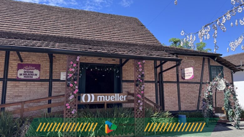 Mueller promove oficina de bolachas e premia participantes da Osterfest 2025