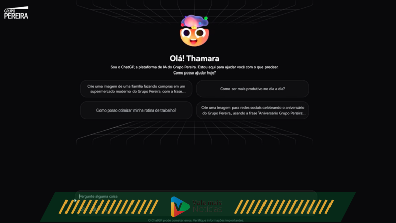 Grupo Pereira, dono do Fort Atacadista, cria assistente virtual com IA inspirada no ChatGPT