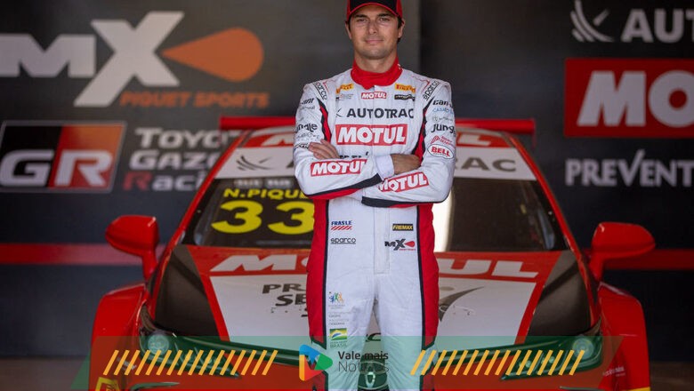 Piloto de Stock Car Nelson Piquet Jr. estará em Blumenau (SC) nesta terça-feira (8)