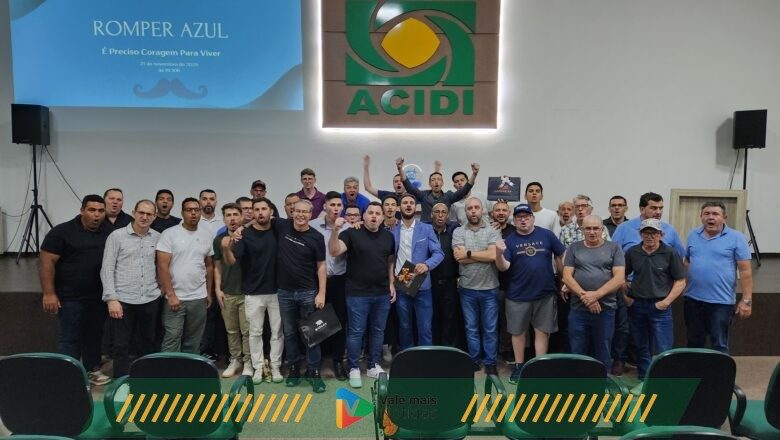 Evento Romper Azul reforça importância da saúde emocional masculina em encontro marcado por reflexão e acolhimento
