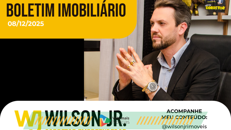 BOLETIM IMOBILIÁRIO – 08/12/2025