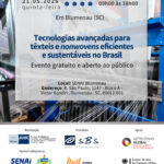 Semana da Indústria traz missão tecnológica internacional ao SENAI Blumenau com foco em inovação têxtil