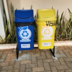 Rotary Club de Indaial Águas do Vale entrega 40 lixeiras para espaços públicos de Indaial durante a campanha municipal do Junho Verde.