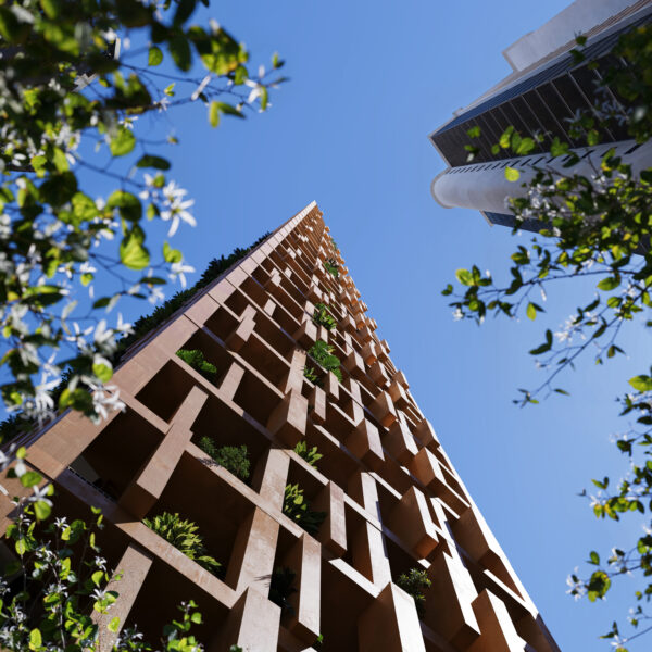 Construtora do primeiro “edifício-árvore” do Brasil apoia maior feira da construção civil de SC