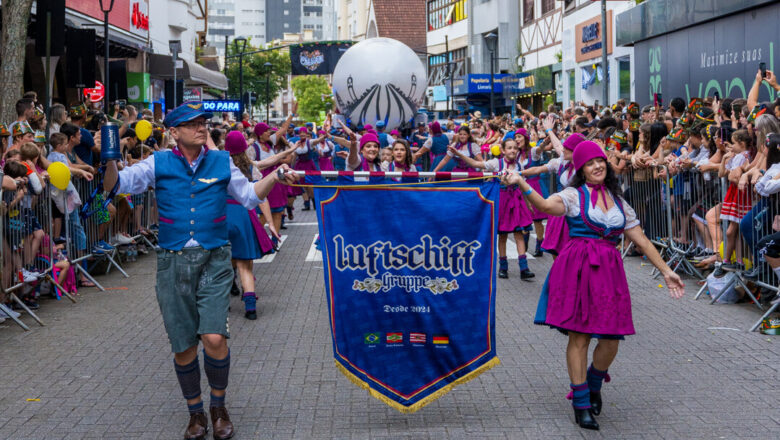 Luftschiff Gruppe é destaque em ação de Dia das Crianças da CDL Blumenau no Parque Ramiro Ruediger