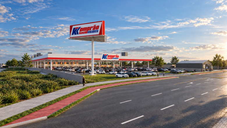 Grupo Koch chega à marca de 100 lojas em Santa Catarina com inauguração de novo Komprão em Itajaí